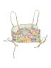 Salt + Cove 100% Polyester Paisley Yellow Swimsuit Top Size M - photo 2