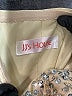 JJ's House 100% Polyester Metallic Gold Ivory Cocktail Dress Size 0 (estimated) - photo 3