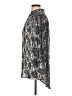 H&M 100% Viscose Animal Print Silver 3/4 Sleeve Blouse Size 12 - photo 5