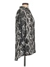 H&M 100% Viscose Animal Print Silver 3/4 Sleeve Blouse Size 12 - photo 4
