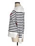 Marled by Reunited Stripes White Pullover Sweater Size M - photo 5