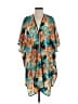 Shein Tropical Teal Kimono Size XS - photo 1