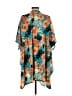 Shein Tropical Teal Kimono Size XS - photo 2