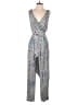 Elevenses 100% Rayon Paisley Gray Jumpsuit Size S - photo 1