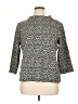Talbots Animal Print Gray Turtleneck Sweater Size XL - photo 1