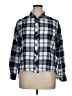 J.Crew Plaid Blue Long Sleeve Button-Down Shirt Size XL - photo 1