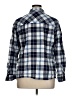 J.Crew Plaid Blue Long Sleeve Button-Down Shirt Size XL - photo 2