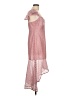 Line & Dot 100% Polyester Hearts Pink Casual Dress Size L - photo 4