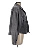 Unbranded 100% Cotton Gray Denim Jacket Size L (estimated) - photo 4