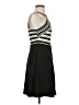 Maeve Stripes Black Cocktail Dress Size 2 - photo 4