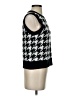 Evereve Houndstooth Black Sweater Vest Size XS - photo 4