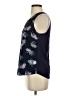 Market and Spruce 100% Polyester Blue Sleeveless Blouse Size S - photo 5