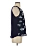 Market and Spruce 100% Polyester Blue Sleeveless Blouse Size S - photo 4