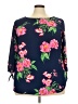 Talbots 100% Polyester Blue 3/4 Sleeve Blouse Size 2X - photo 1