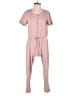 Roolee 100% Cotton Solid Pink Jumpsuit Size S - photo 1