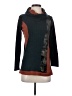 Hot Kiss Color Block Black Turtleneck Sweater Size XXS (estimated) - photo 1