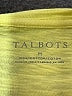 Talbots 100% Cotton Yellow Short Sleeve Top Size M - photo 7