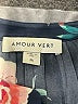 Amour Vert 100% Silk Floral Blue Blouse Size M - photo 7