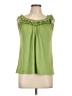 Licorice Green Sleeveless Blouse Size L - photo 1