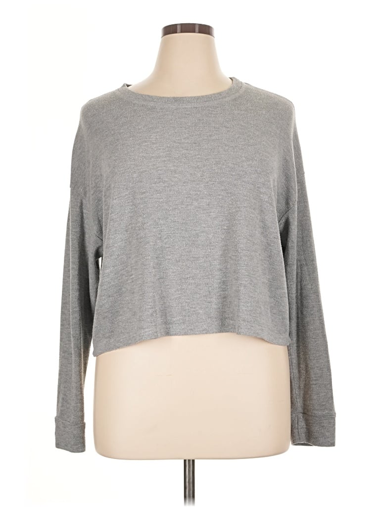 Pre-owned Beyond Yoga Pullover Sweater In Gray