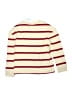 Cat & Jack 100% Cotton Stripes Ivory Pullover Sweater Size 6 - photo 2