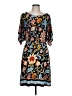 BCBGMAXAZRIA Paisley Blue Casual Dress Size L - photo 1