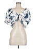 Sienna Sky Blue Short Sleeve Blouse Size M - photo 1