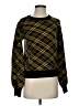 Aqua Plaid Yellow Pullover Sweater Size XS - photo 1