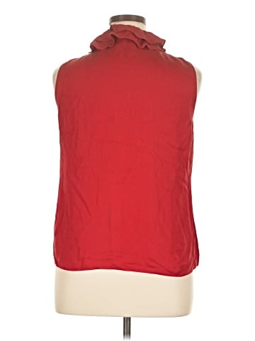 Lauren by Ralph Lauren Sleeveless Silk Top (view 2)