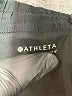 Athleta 100% Polyester Solid Black Athletic Shorts Size XS - photo 3