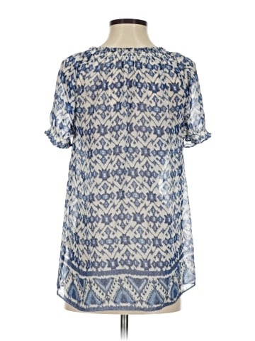 Joie Short Sleeve Silk Top (view 2)