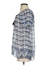 Joie 100% Silk Blue Short Sleeve Silk Top Size XS - photo 5
