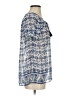 Joie 100% Silk Blue Short Sleeve Silk Top Size XS - photo 4