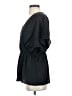 Gap 100% Polyester Black Short Sleeve Blouse Size S - photo 5