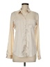 Assorted Brands 100% Polyester Color Block Ivory Long Sleeve Blouse Size M - photo 1