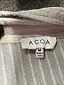 ACOA collection Metallic Silver Long Sleeve Blouse Size M - photo 7