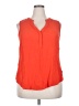 Torrid 100% Rayon Orange Sleeveless Blouse Size 2X Plus (2) - photo 1