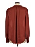 DKNY 100% Polyester Burgundy Long Sleeve Blouse Size L - photo 2