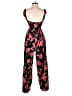 B.O.G Collective 100% Polyester Hearts Red Jumpsuit Size S - photo 2
