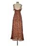 Forever 21 100% Polyester Animal Print Brown Casual Dress Size S - photo 2
