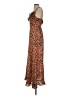 Forever 21 100% Polyester Animal Print Brown Casual Dress Size S - photo 5