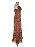 Forever 21 100% Polyester Animal Print Brown Casual Dress Size S - photo 4