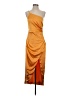 Elliatt Color Block Orange Cocktail Dress Size S - photo 1