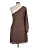 Ark & Co. 100% Polyester Brown Cocktail Dress Size L - photo 2