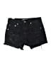 Almost Famous Stars Black Denim Shorts Size 5 - photo 1