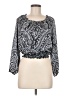 MICHAEL Michael Kors 100% Polyester Gray 3/4 Sleeve Top Size P (petite) - photo 1