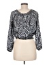 MICHAEL Michael Kors 100% Polyester Gray 3/4 Sleeve Top Size P (petite) - photo 2