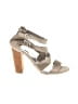 Carlos by Carlos Santana Silver Gray Heels Size 9 1/2 - photo 1