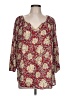 Chaps 100% Cotton Red 3/4 Sleeve T-Shirt Size L - photo 1