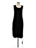 Weekend Solid Black Casual Dress Size 8 - photo 1